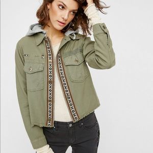 Army Green Free People Jacket